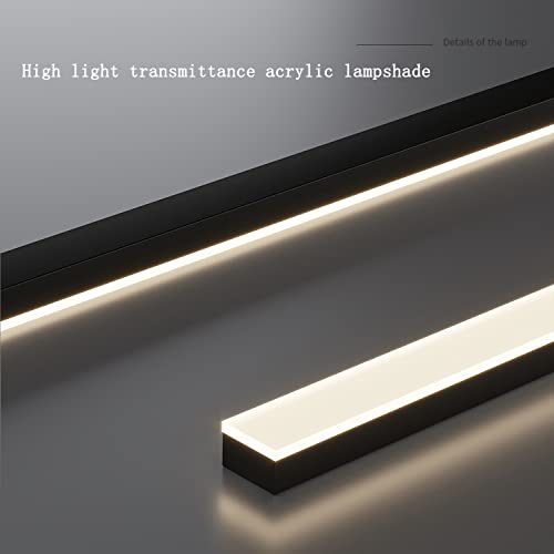 Lampe à suspension LED dimmable or et noir pour table à manger