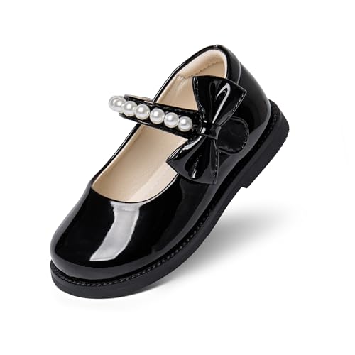 Image of PHIRAMIN Toddler Girl Mary Jane Dress Shoes-Little Girl School Uniform Shoes for Wedding Party