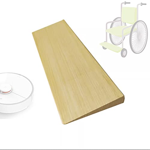 Rampe d'accès pour fauteuil roulant durable en bois massif de 70 cm