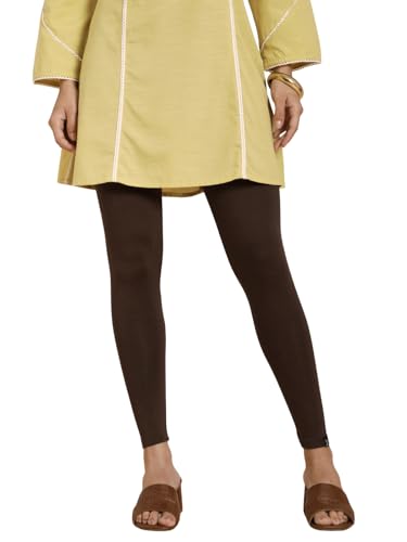 Image of TWIN BIRDS Women Viscose Ankle Leggings | Stretchable Kurti Wear Bottom
