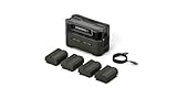 Tilta Portable Charging Station w/ 4 Batteries for NP-FZ100 Battery | Charge 4 Batteries w/USB-C PD 45W Fast Charge | Safe for A6600, A6700, A7C, A7III, A7IV, A7RIII/IV, A7S Il, FX3,FX30,A1 – Green
