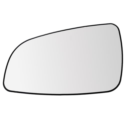 Suysion Verre de Rétroviseur Gauche Chauffant pour Opel Astra H 2004–2009 – Miroir Asphérique Auto avec Glace Réglable et Support de Remplacement