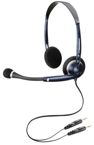 Plantronics .Audio 40 Binaural   Auriculares con micrófono (Binaural, Alámbrico, 2,9 m, 20 20000 Hz, 24 Ω, Ferrita)