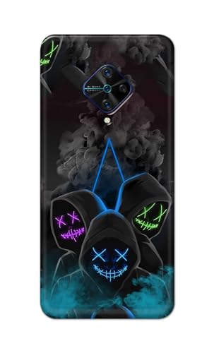 Image of Plastic Printfidaa Printed Hard Back Cover Case For Vivo S1 Pro Back Cover (Mask Man) -112, Multicolor