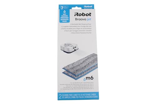 Miniatura 5 de Irobot - Piezas Auténticas - Paños Lavables Para Fregar Braava Jet Serie M 2x - Gris - Reutilizables.