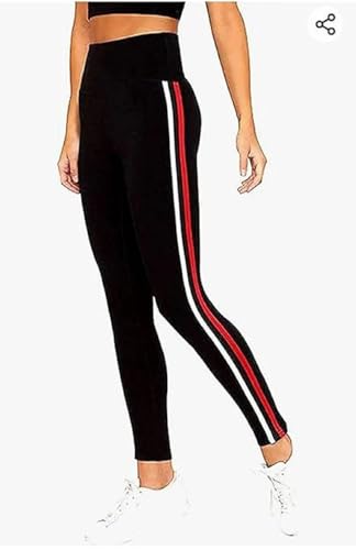 Image of Women's 3 /4th Length Super Stretch Sports Leggings | Snug Fit | Moisture-Wicking | Activewear | Gym | Yoga | Running | Exercise | Fashionable | Trendy Jeggings