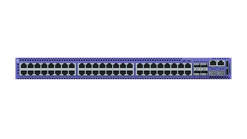 Image of Extreme Networks ExtremeSwitching 5420M-48W-4YE 48-Port 90W PoE+ Modular Ethernet Switch - 4X 25GbE SFP28 Uplinks, Stackable, Layer 3, ExtremeCloud IQ Cloud-Managed