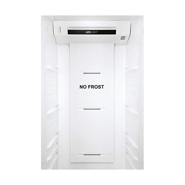 Haier HSR3918FIMP Freestanding American Style Side By Side Fridge