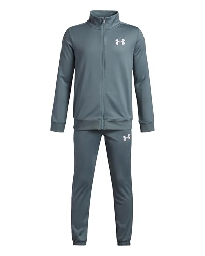 UA Rival Knit Tuta da allenamento - Jasper - YLG blu bianco