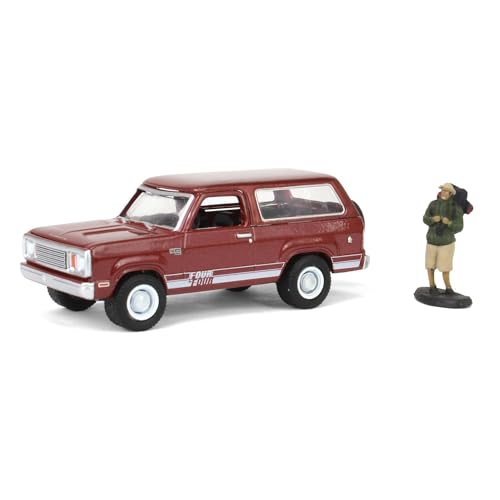 1/64 1978 Plymouth Trail Duster con Figura Backpacker miniatura 1