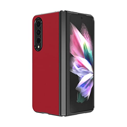 Coque Samsung Z Fold 4 rouge légère sans empreintes digitales étui rigide