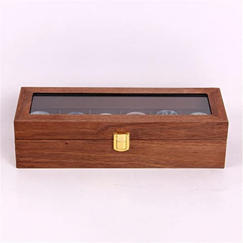 Boîte à montres en bois style vintage : sublimez votre commode avec 6 grilles - 5