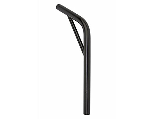 Black Steel Bike Seatpost Pilar 22.2 x 400mm with Support Bicycle Seat Post