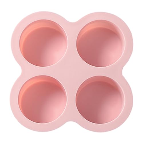 Molde para mousse,Molde para mousse de silicona, Moldes para hornear chocolate, Molde para tarta de queso con 4 cavidades, moldes redondos de silicona para hornear postres franceses, de chocolate, pud
