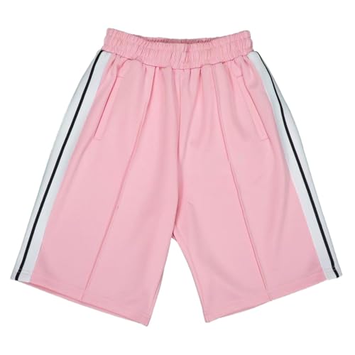 Short de sport de rue homme pantalon large hip-hop à rayures pour skateboard