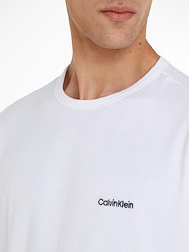 Calvin Klein T Shirt Manches Courtes Homme Crew Neck Col Ras du Cou - vue 5