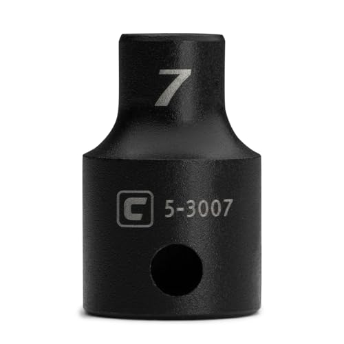 Image of Capri Tools 7 mm Shallow Impact Socket, 3 /8-Inch Drive, 6-Point, Metric