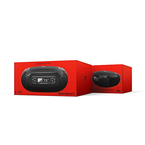 Energy Boombox 3 (Bluetooth Stereo Lautsprecher, Tragbares CD Player, USB MP3 Player, FM Radio Soundmaschine) - Image 7