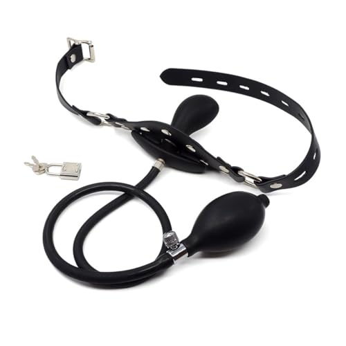 Bâillon de bouche gonflable en silicone pour vos soirées bondage et jeux de couple