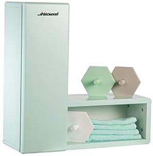 Miami regał ścienny z 1 drzwiami z funkcją Soft-Close, za nimi 2 półki i otwartą półką, drewno, miętowy metalik, 21,9 x 60 x 60 cm