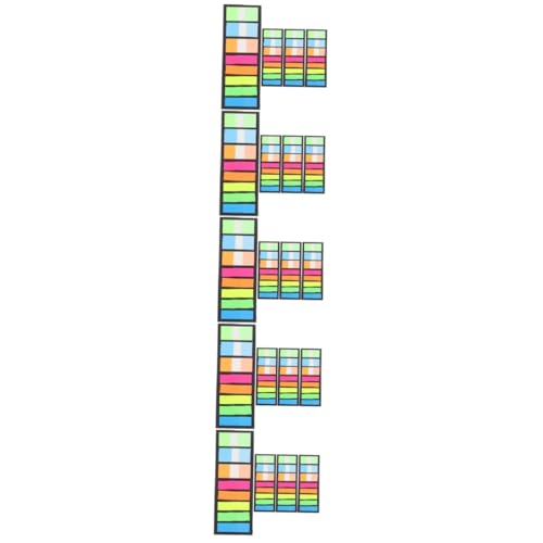 Onglets d'index colorés Housoutil : 5 pièces de marqueurs et intercalaires pour cahier