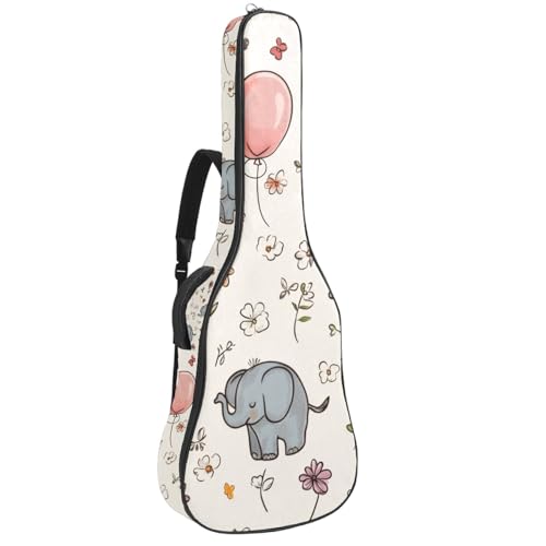 Sac à dos pour guitare basse étanche 109 cm avec poches accessoires