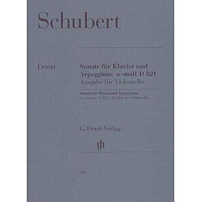 Sonata for Piano and Arpeggione a minor (Version for Violoncello) D 821 (op. post.) - cello and piano -