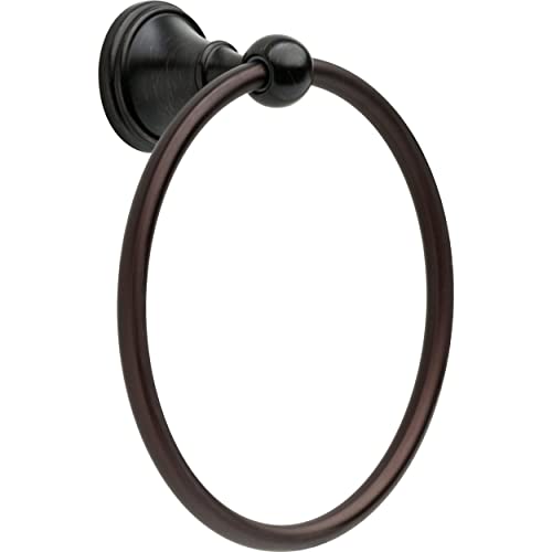 DELTA FAUCET 138034 Crestfield, Bath Hardware Accessory, Towel Ring, Venetian Bronze
