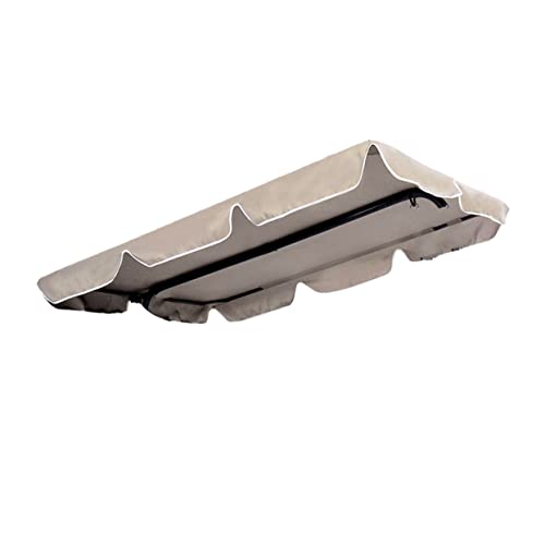 Yardwe Toldo para Columpio Beige De Oxford con Protección UV Cubierta De Porche Resistente Manchas y Decoloración Repuesto para Sombra Exterior para Jardín y Patio