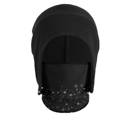 Zunishaone Mascarilla facial para clima frío - Capucha transpirable a prueba de viento - Cobertura facial completa al aire libre, para hombres, invierno, esquí, motocicleta, nieve, trabajo, snowboard
