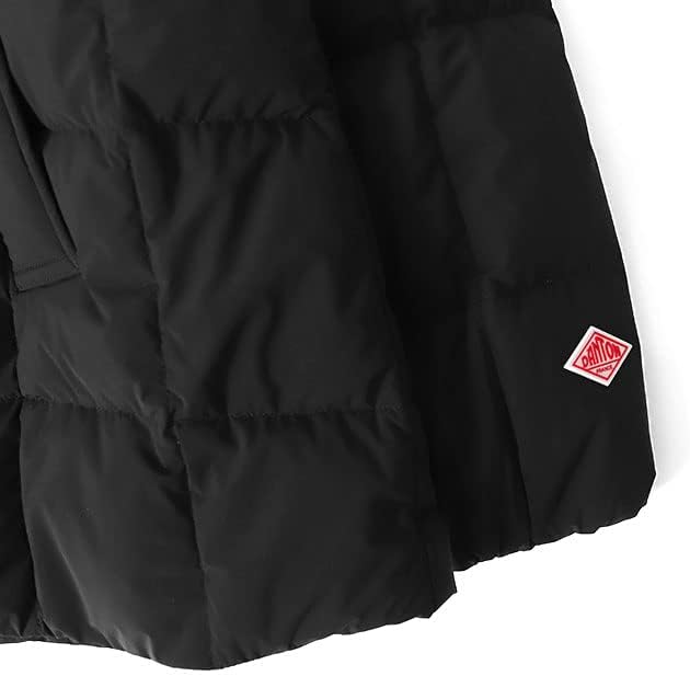 Amazon.co.jp: [ダントン] フード付き スクエアキルト Aライン ダウン