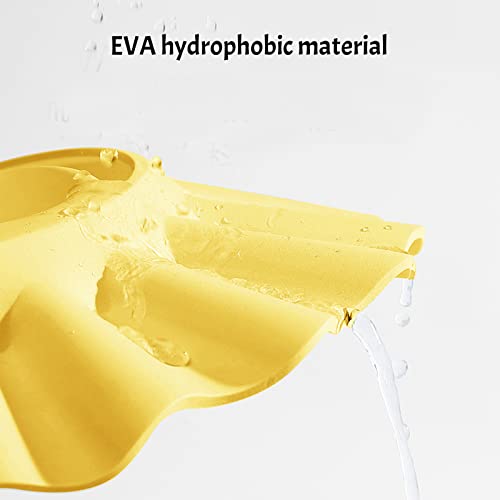 Image of Baby Shower Cap Toddler Bath Hat Adjustable Shampoo Cap Waterproof Bath Cap with Ear Protection Safe Shower Visor Soft EVA Washing Hair Shield Hat for Infants Kids Children Boys Girls 6 Months-6 Years