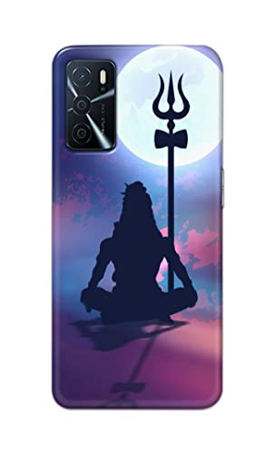Image of Printed Hard Back Cover Case for Oppo A16 | Oppo A16s Back Cover (Lord Shiva) -702