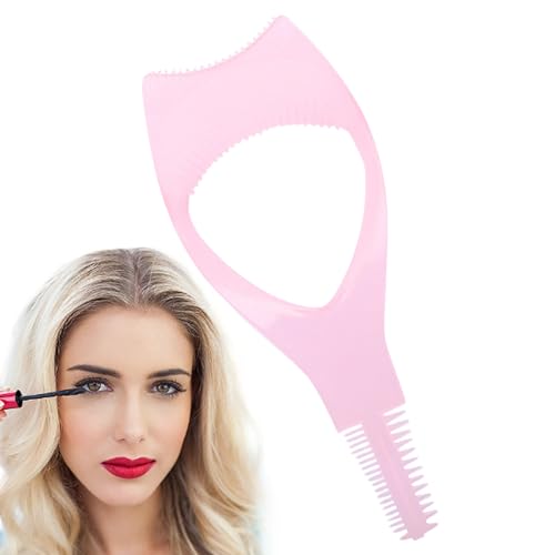 マスカラシールドガードアイラッシュブラシカーラーガイドアプリケーターコームメイクアップツールランダムカラー丈夫で ム マスカラ ガード 3in1 アイラッシュアシスト アイラッシュアプリケーター