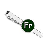 Materiale: metallo Simplistic Francia Moneta Simbolo FRF Cravatta Tie Clip Bar Regalo Uomo d\'affari