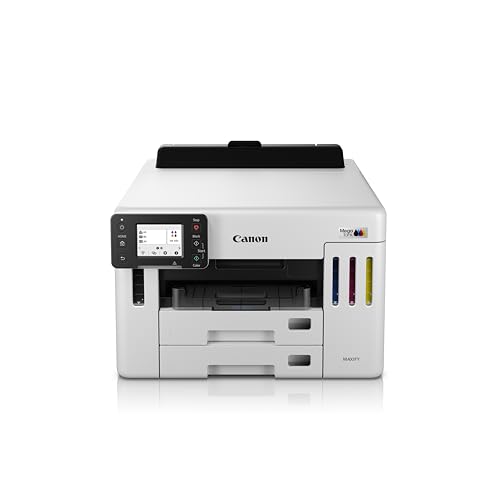 Canon MAXIFY GX5570 Single Function (Print Only) WiFi MegaTank Colour Printer with Dual Cassettes for High Volume Printing