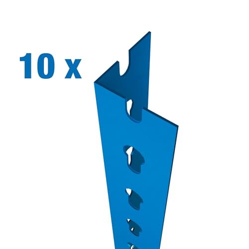 Miniatura 2 de Simon Rack Perfil Estantería Metálica, 10 Unidad, 2000x40x40mm, Azul - Simonclick