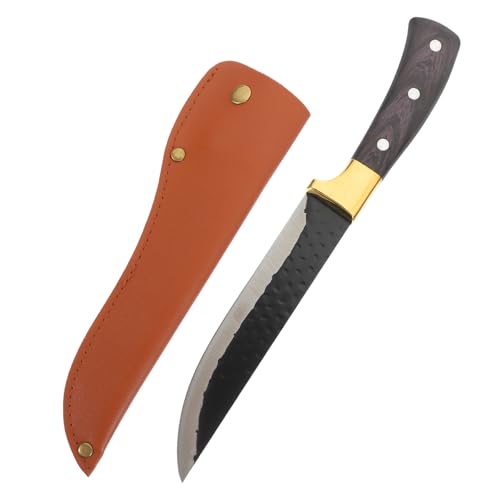 HOMOBABE Juego de Cortador de Deshuesado de Chef con Cuchillo de Acero Inoxidable y Mango Ergonómico para Cortar Carne y Frutas en Cocina y Restaurante