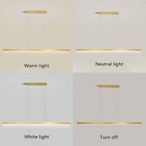 Lustre suspension LED réglable en hauteur à intensité variable 100cm - 6