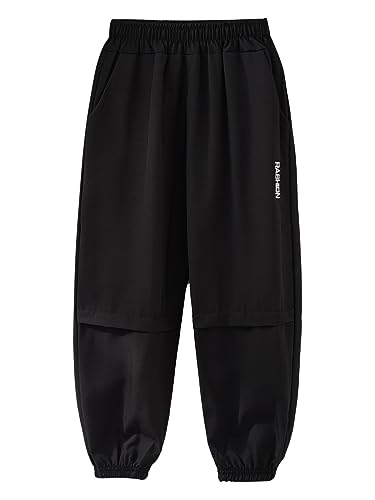 TTAO Kids Hiking Cargo Pants Boys Quick Dry Sports Pants Outdoor Camping Pants Loose Casual Sweatpants Dance Harem Pants3