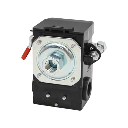 Vkinman Heavy-Duty Air Compressor Pressure Control Switch with Unloader - 95-125 PSI TEK-LF10-1H-1-NPT1/4-95-125 by Vkinman - Used condition - US$17.04