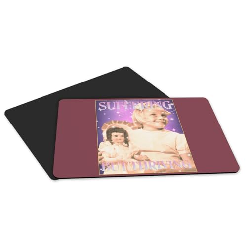 Sets de table caoutchouc rouge grand format protège-table antidérapant vintage