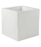 maceta adan vondom Producto apto para exterior Vondom 41340 Cubo Simple, Blanco, 40x40x40 cm