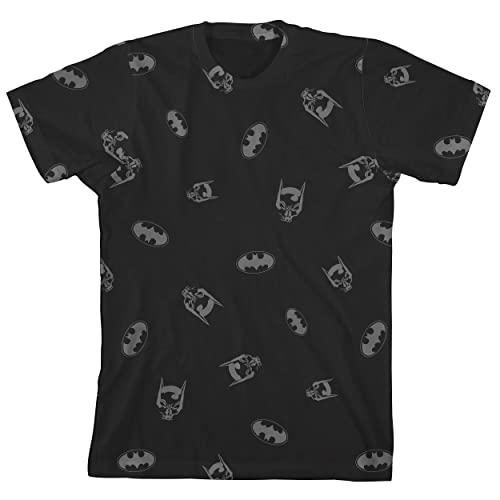 Batman Hero & Logo 4pk Crew Neck Short Sleeve Youth Boy's T-Shirts2