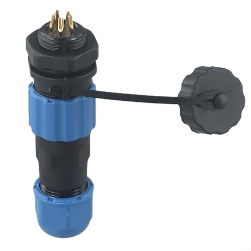 Connecteur circulaire étanche IP68 SP13 avec 2 à 7 broches pour des connexions électriques sécurisées dans des environnements dangereux (5 broches)