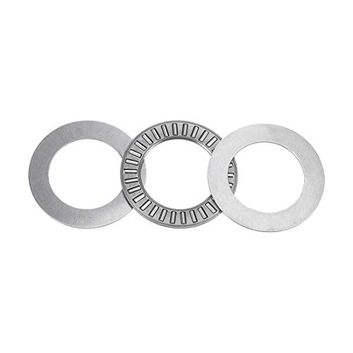 sourcing map NTA1625 Empuje Ajuga Rodillo Rodamientos con Arandelas 1 Diámetro 1-9/16 OD 5/64 Ancho