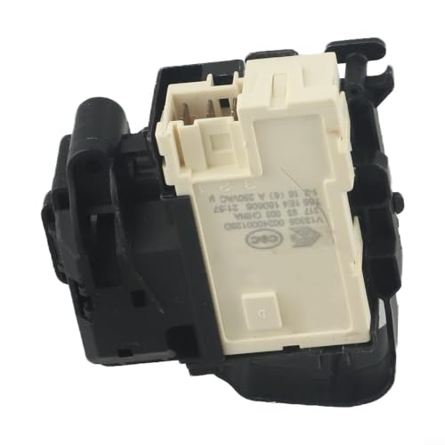 Image of Electromagnetic Electronic Door Lock Switch for DK040550 Drum Washing Machine Black Replacement Part with Overload and Short Circuit Protection