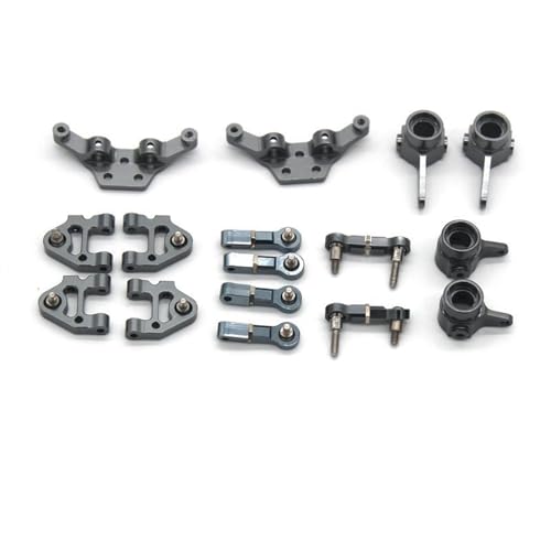 Pièces Métalliques Wltoys 284161 K989 K969 | Kit de 6 Améliorations Châssis 1/28 RC