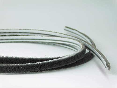 Preisvergleich Produktbild Bürstendichtung Rolladen Rollladendichtung für Führungsschiene / 6mm Bürstenhöhe / Meterware