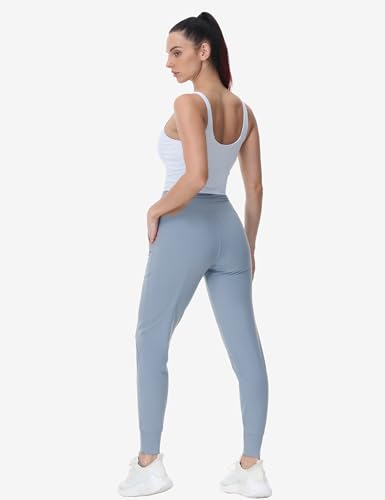 Image of Dragon Fit Joggers for Women with Pockets,High Waist Workout Yoga Tapered Sweatpants Women's Lounge Pants